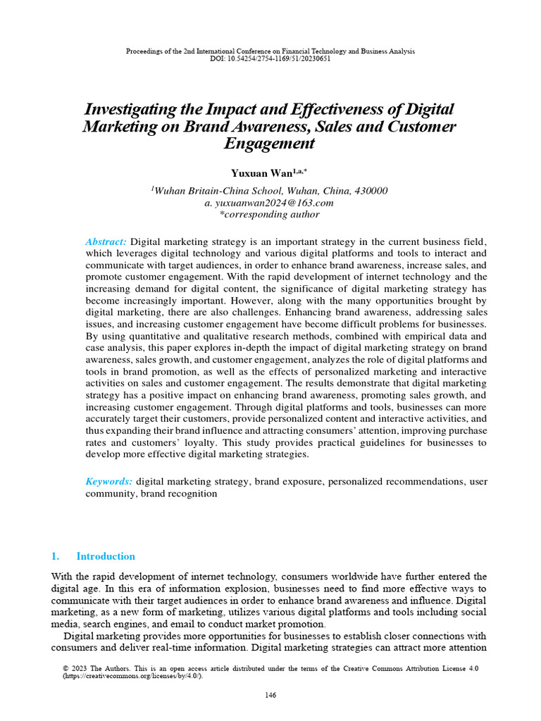 Digital Marketing's Impact on Brands | PDF | Digital Marketing | Marketing