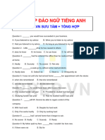 BÀI TẬP ĐẢO NGỮ TIẾNG ANH 