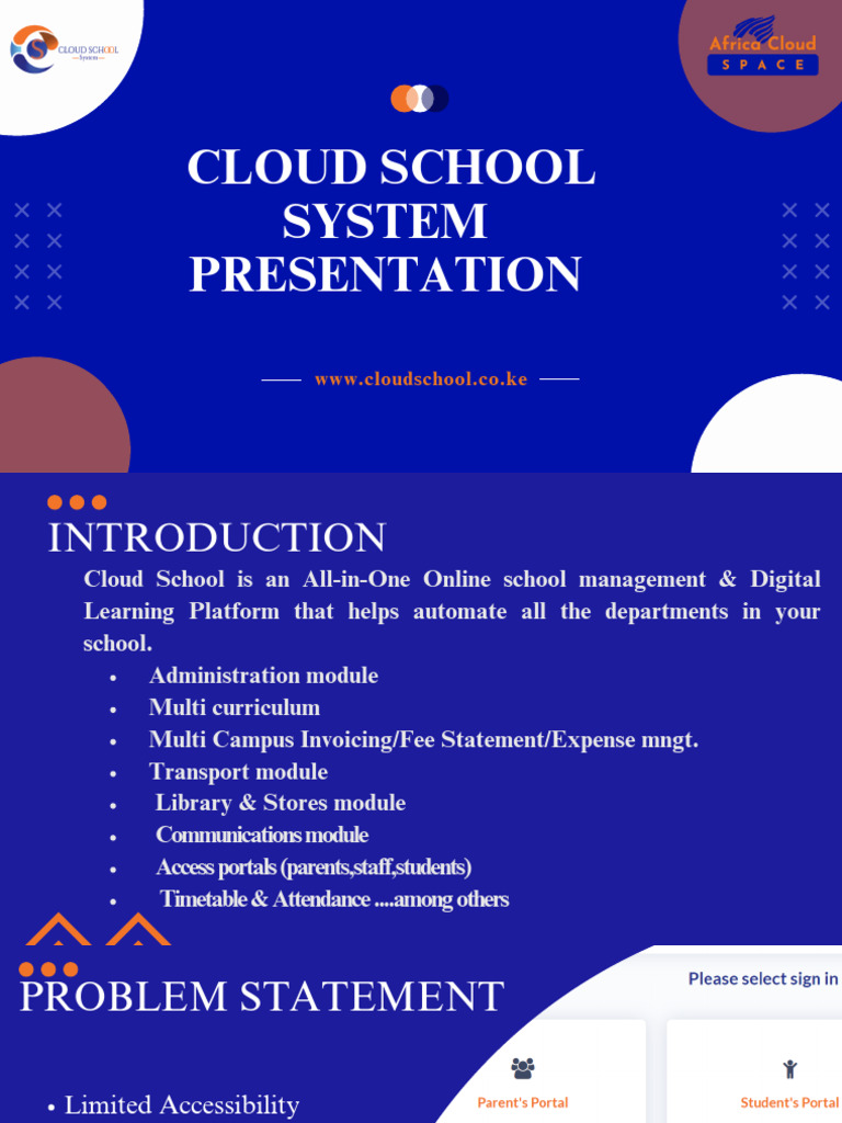 Cloud School: All-in-One Management System | PDF | Computing