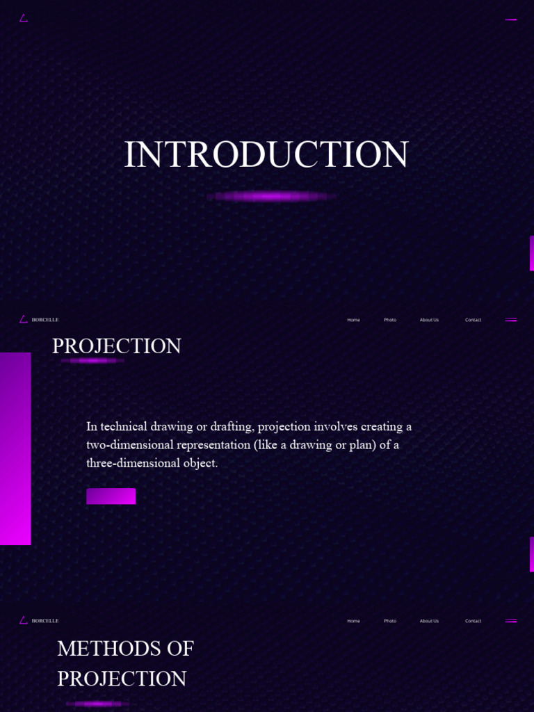 Understanding Projection Methods in Drafting | PDF | Technical Drawing ...