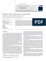 Mechanisms of Heavy-Metal Removal by Activated Sludge