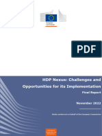 Eu HDP Nexus Study Final Report