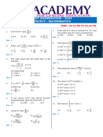 KCET 2020 MATHEMATICS DR Academy