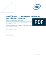 Corei7-3960x-Ee Technicaldatasheet Preliminary