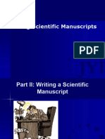 Writing Scientific Manuscripts Presentation