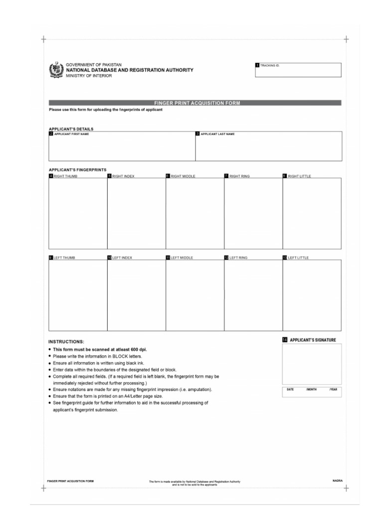 SmartID NICOP Reprint Renewal Form | PDF