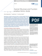 Probing Ion Channel Structure and Function Using Lightsensitive 2018