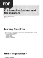 L2-Information Systems and Organizations