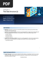 Lecture 3 (Tree Data Structure (2) )