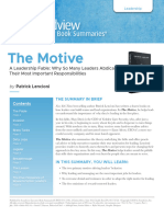 The Motive executive summary