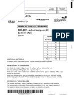 June 2022 QP - Component 2 Eduqas Biology A-Level