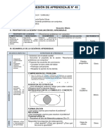 Sesión de Aprendizaje 48 Aritmetica Sexto Carrusel