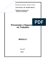 Apostila TF 18-19 MODI Prevenção e Segurança No Trabalho 2018