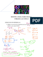 Ejercicios de Hiperbola