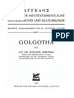 Jeremias, Joachim - Golgatha (Angelos.B 1, Pfeiffer, 1926, 108pp)