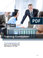 Training Curriculum: TIA Portal Module 004