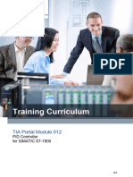 Training Curriculum: TIA Portal Module 012