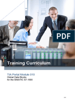 Training Curriculum: TIA Portal Module 010