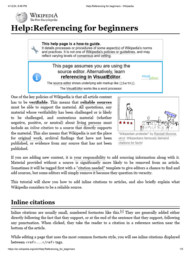 Help - Referencing For Beginners | PDF | Citation | Wikipedia