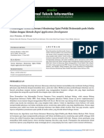 Perancangan Sistem Informasi Monitoring Opini Publik Diskominfo Pada Media Online Dengan Metode Rapid Application Development