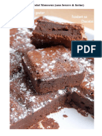 Fondant au Chocolat Mousseux sans beurre et farine