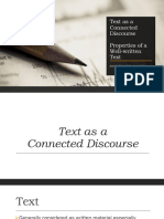 Discourse Well Written Text 011845