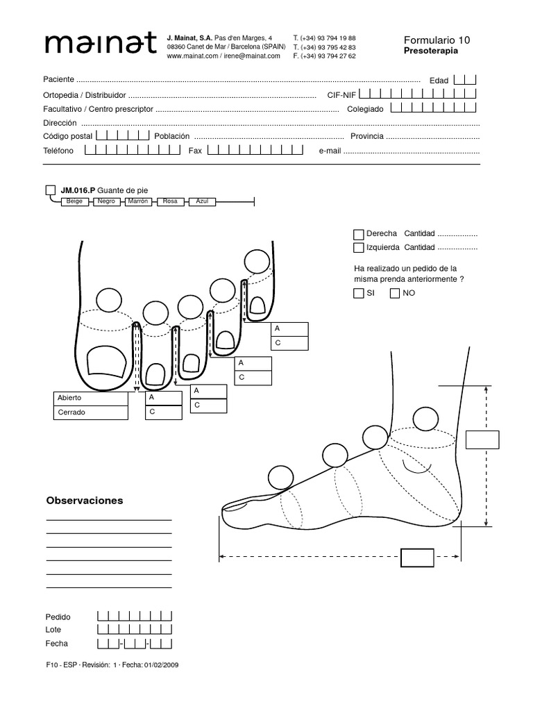Presoterapia A Medida Mainat-5 | PDF