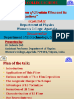 Preparation of Ultrathin Films and Its Characterizations