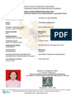 (The Indonesian Health Profession Board) : Registration Certification of Nutritionist and Dietitian