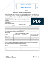 PMS 021 - Fire Fighting System Isolation Form