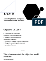 IAS 8-Accounting Policies, Changes in Accounting Estimates and Errors