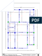 Plinth Beam Layout Plan