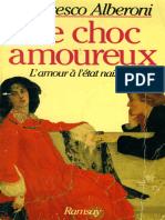 Le - Choc - Amoureux - Recherches - Sur - L'état Amoureux Naissant de - Lamour - by - Francesco - Alberoni