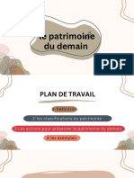 Patrimoine de Demain