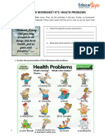 6to 2 WORKSHEET HEALTH PROBLEMS