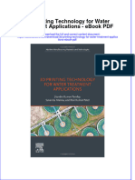 Full download book 3D Printing Technology For Water Treatment Applications Pdf pdf