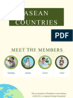 Cream Illustrative Asean Countries Presentation