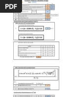 Pipe Insulation THK Calculation