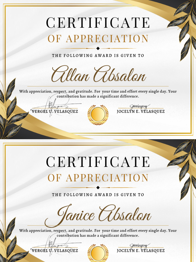 White Blue Modern Minimalist Graduation Senior High School Certificate