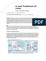 Evaluation and Treatment of Ankle Sprains