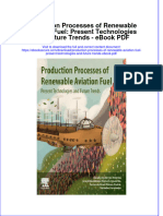 Full download book Production Processes Of Renewable Aviation Fuel Present Technologies And Future Trends Pdf pdf