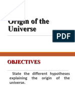 Origin of The Universe Slide