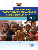 Guidelines For Child Protection Case Management and Referral in Kenya.