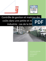 Memoire Sur Le Controle de Gestion Dans