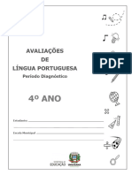 Simulado de Portugues 4º Ano