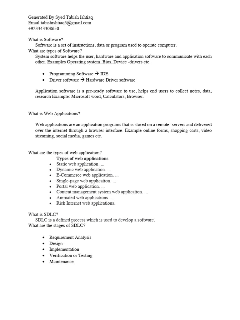 Manual Testing Interview Questionnaire Part 1 1688871379 | PDF ...