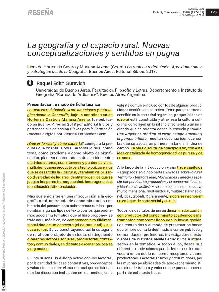 Redefinición del Espacio Rural en Geografía | PDF | Geografía | Turismo