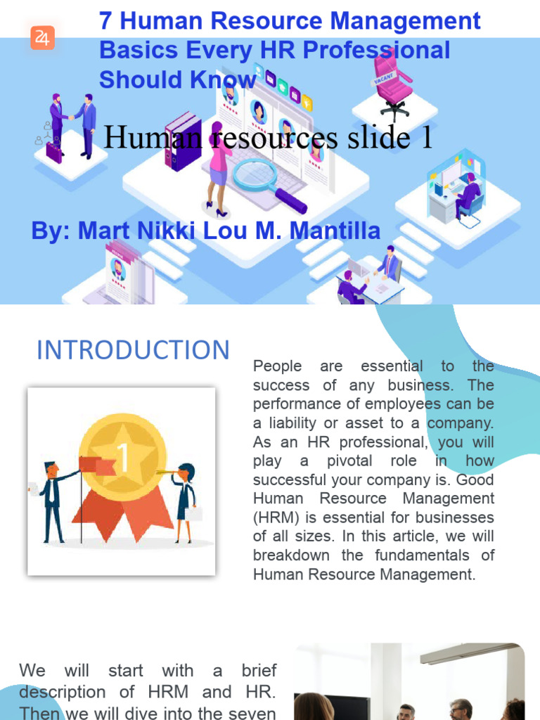 7 Essential HR Management Basics | PDF | Human Resource Management ...