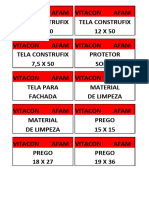 Etiquetas de Indentificação