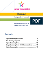 Define Dunning Procedure Config Steps